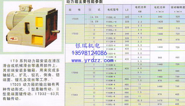 1TD系列動力箱