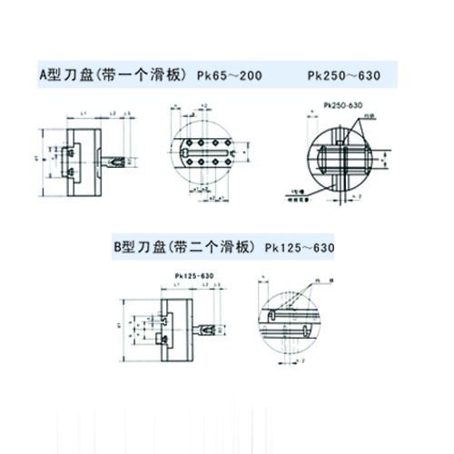 PK系列車端面刀盤